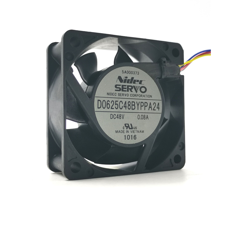 48V防水风扇 D0625C48BYPPA24 Nidec伺服SERVO 6025 0.08A 4线PWM