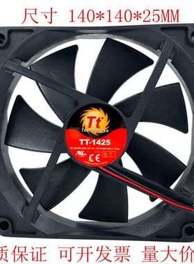 全新 TT-1425 14025 DC12V 0.34A 静音 机箱 14CM 电源散热风扇
