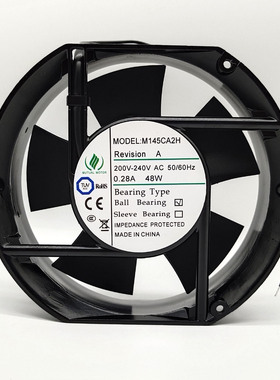 MUTUAL MOTOR M145CA2H 200/240V 0.28A 17251 17CM/厘米散热风扇