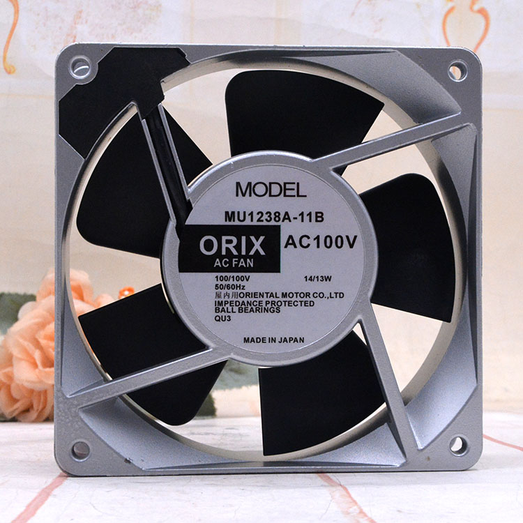 ORIX MU1238A-11B AC100V 14w/13w 12038 12厘米 电梯 变频器风扇