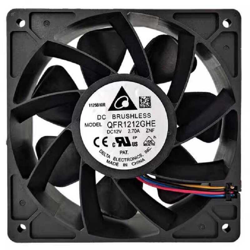 全新12038暴力风扇12V 2.7A 12CM机箱高速散热风扇QFR1212GHE
