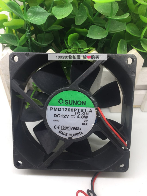 SUNON建准 PMD1208TB1-A 8025 12V 4.8W 8CM 双滚珠散热风扇