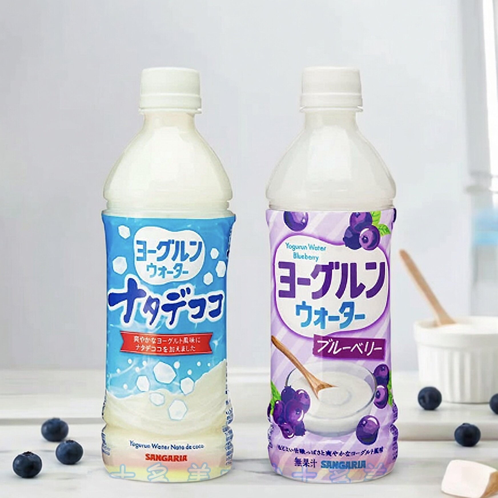 日本三佳利 Sangaria 椰果乳酸菌/蓝莓味乳酸菌风味饮料500ml