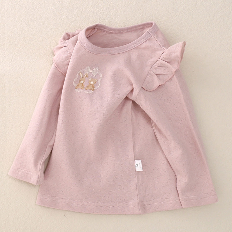 女宝宝儿童甜美公主长袖T恤春秋冬季柔软纯棉打底衫上衣外穿服装,童装/婴儿装/亲子装,T恤,淘宝优惠券,粉丝福利购,淘宝优惠卷