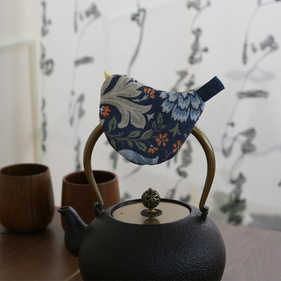 创意复古可爱小鸟茶壶防烫把套