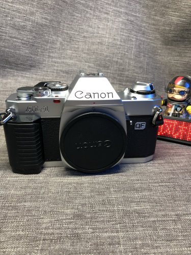 canon佳能AL-1银色135胶卷胶片单反相机机身成色新功能好