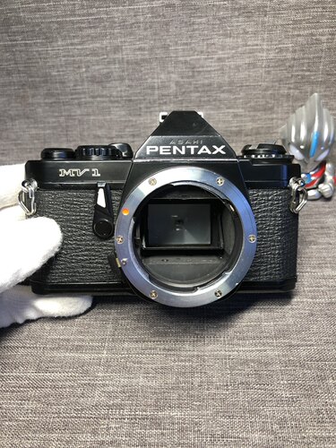 pentax宾得mv1黑色135胶卷胶片菲林中古复古单反机身使用pk口镜头