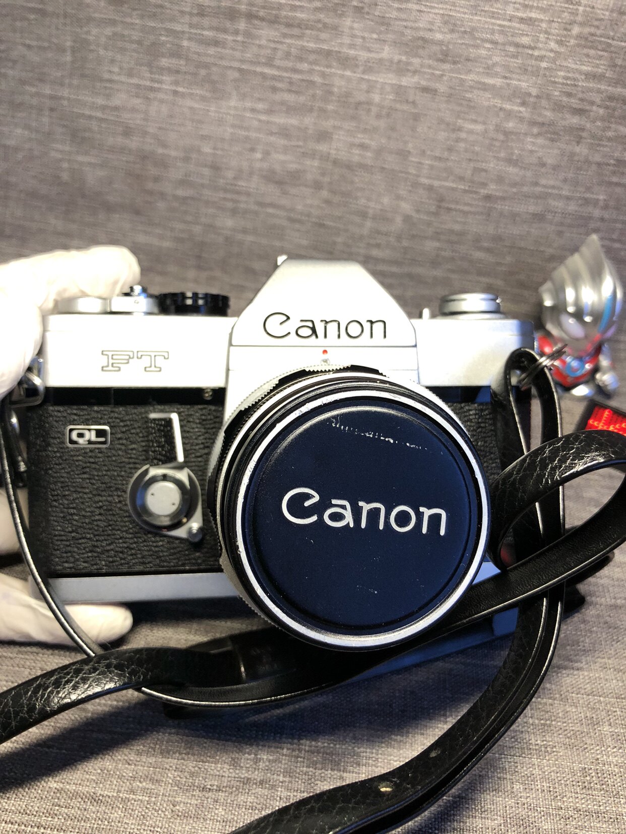 canon家能FT金属机械套机单反相机和50 1.8镜头彩色不错功能好