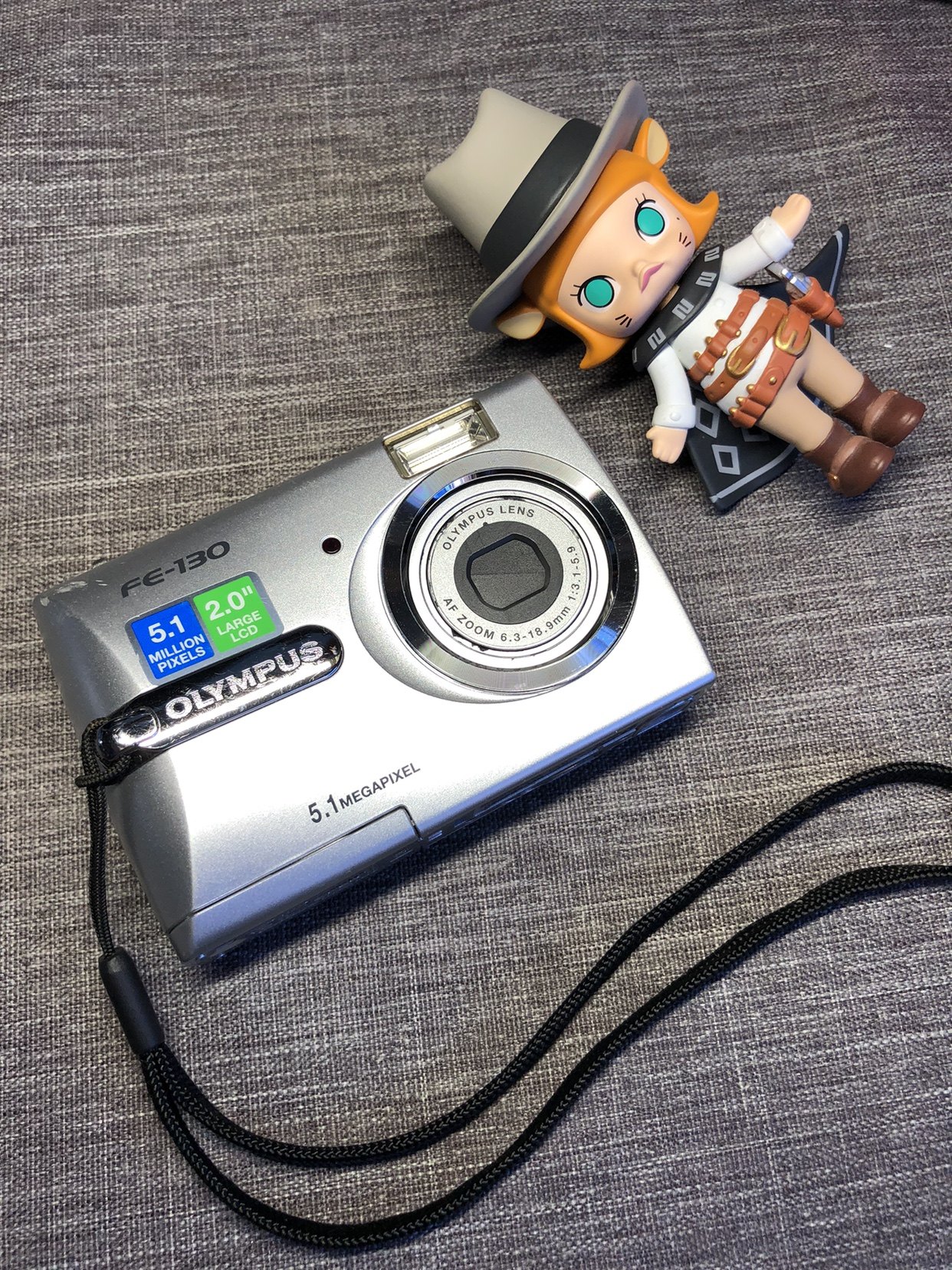 olympus奥林巴斯fe130银色ccd数码相机成像胶片感复古情怀怀旧