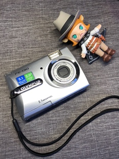 olympus奥林巴斯fe130银色ccd数码 相机成像胶片感复古情怀怀旧