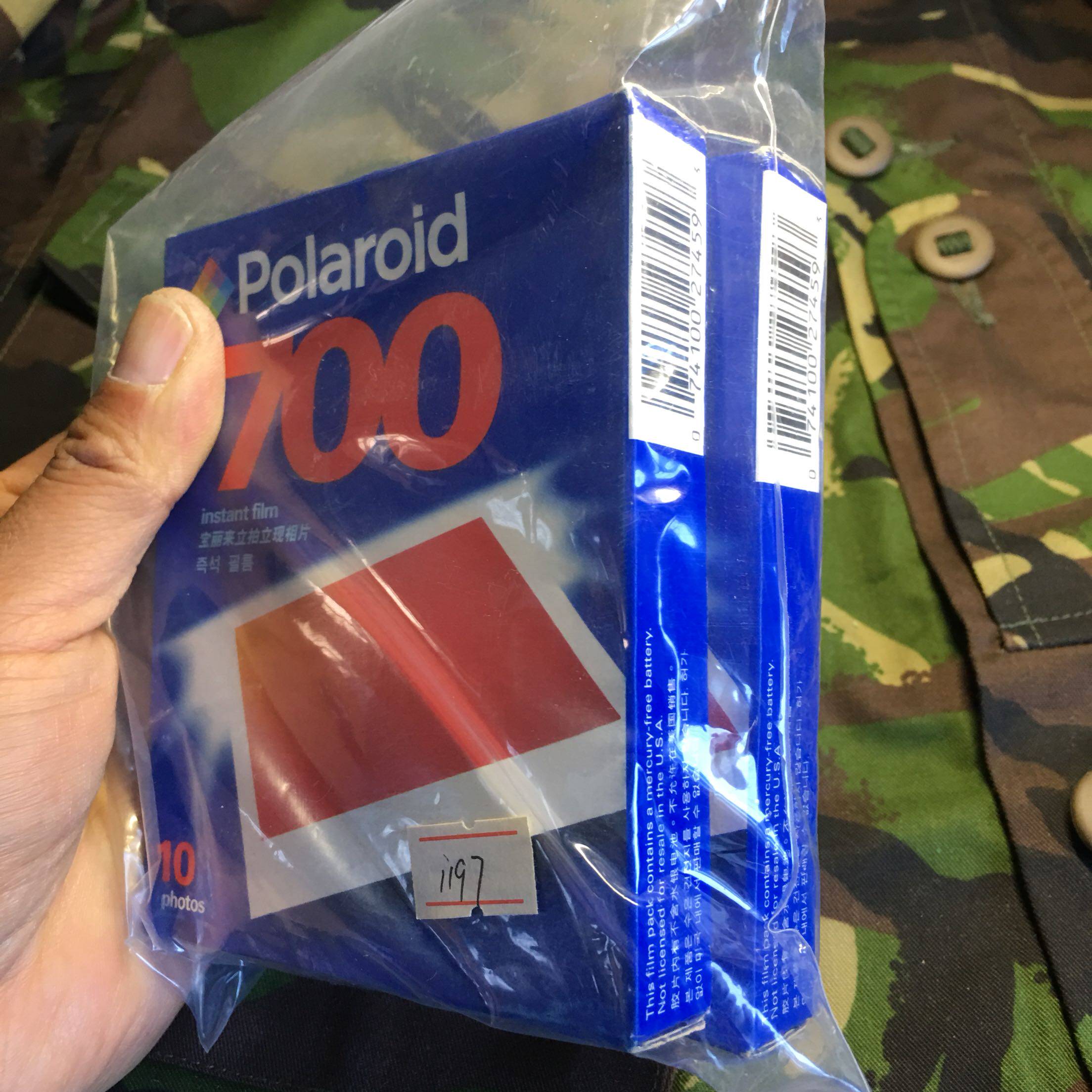 宝丽来700型相纸收藏使用 已久远过期未拆封胶卷胶片中古new