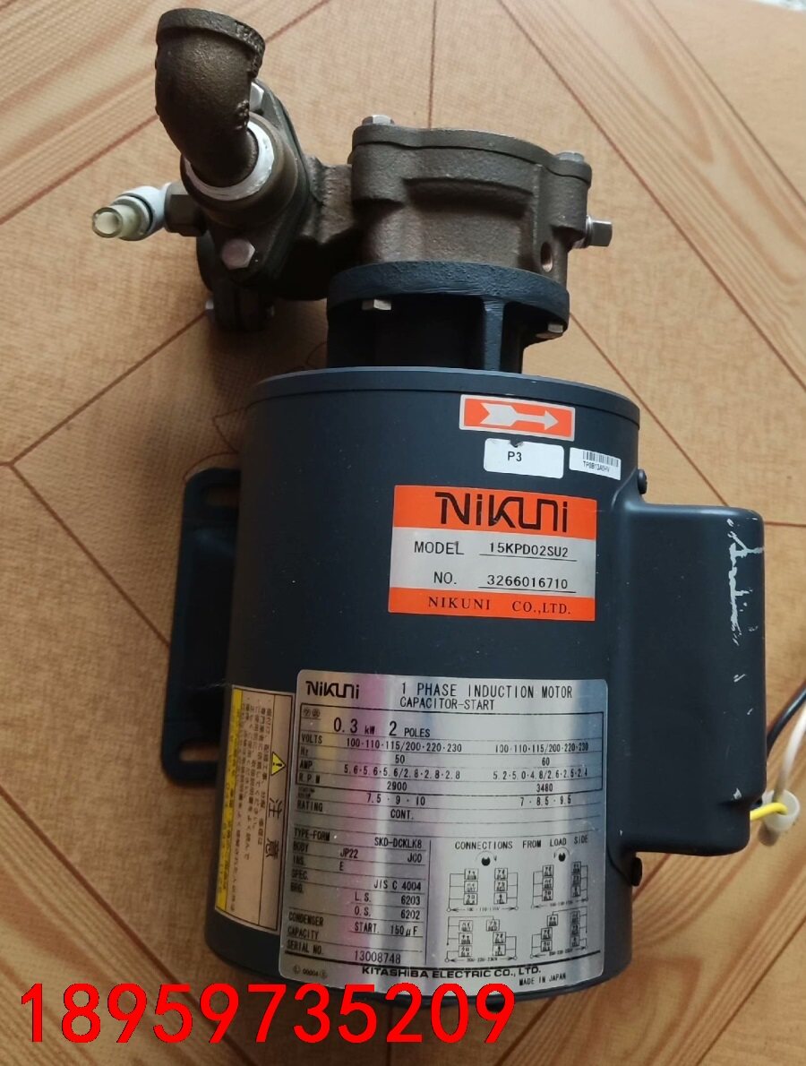 nikuni尼可尼涡流泵15kpd02su2现有1台原装进口议价