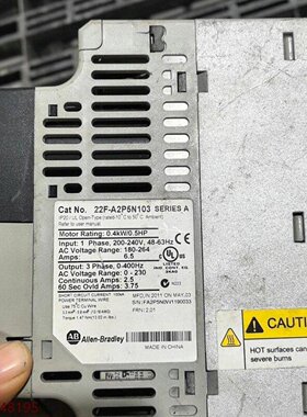 AllenBradley变频器22FA2P5N103议价