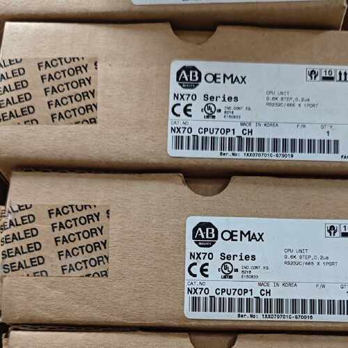 AB罗克韦尔NX70系列MX70CPU70P1CHC议价