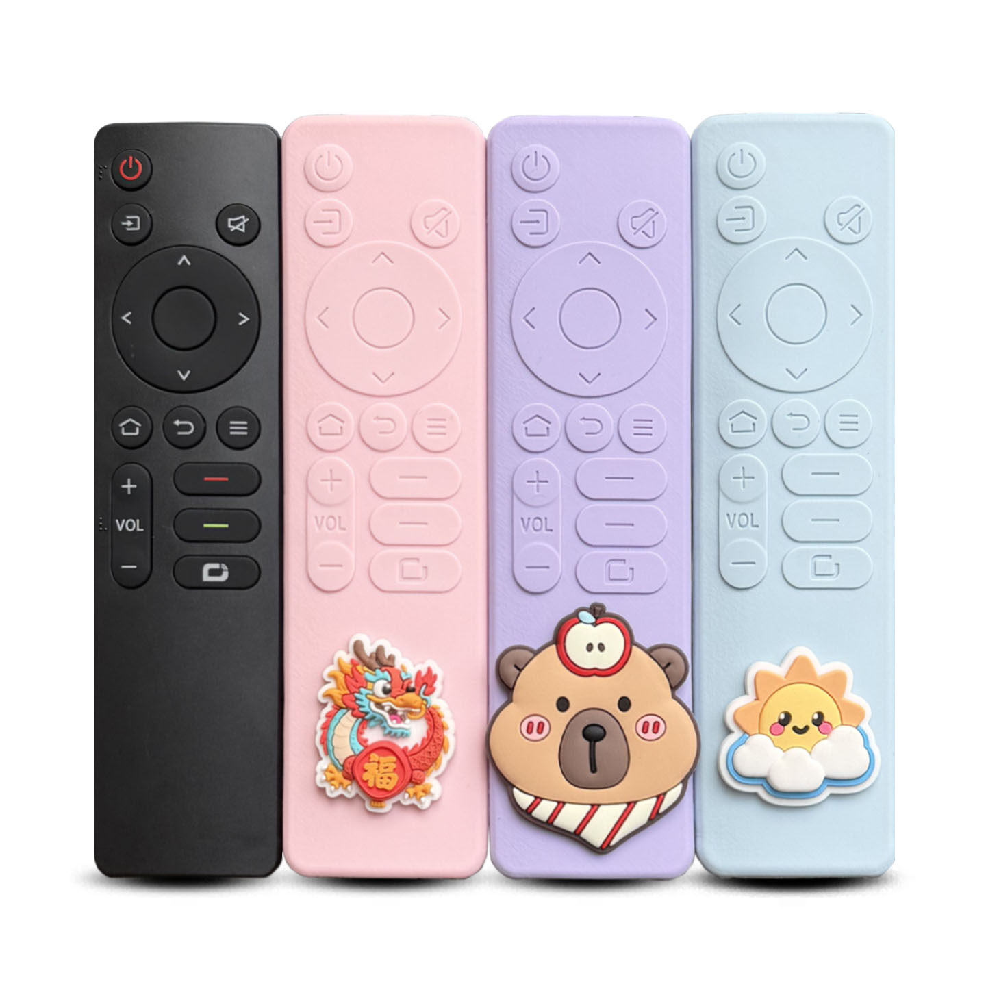 适用创维遥控器保护套加厚硅胶可爱卡通防护套硅胶彩色防尘套软胶