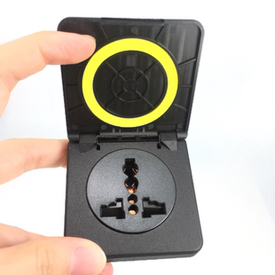 10A/16A多用孔防水插座医疗设备通信网络美英规三孔机柜电源插座