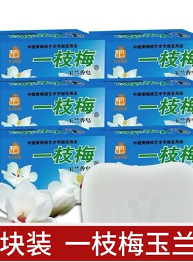 10盒装  一枝梅玉兰皂 100g洁面皂经典国货玉兰皂