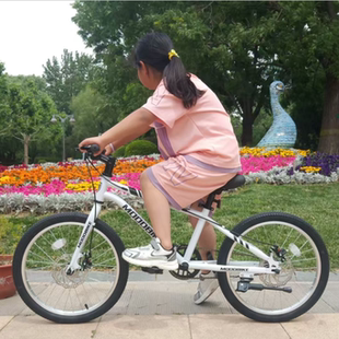 moodbike青少年学生山地自行车18寸 20寸超轻单速儿童车