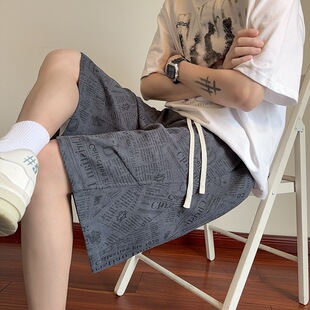 夏季薄款运动短裤男孩2026新款纯棉中裤青少年初中生学生五分裤子