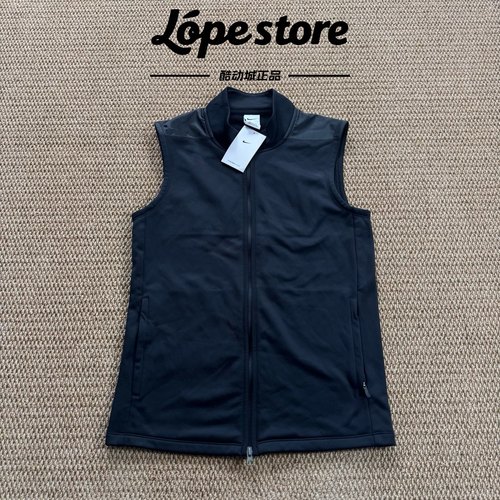 Nike/耐克 Therma-Fit 男子黑色立领叠穿运动休闲马甲DQ4574