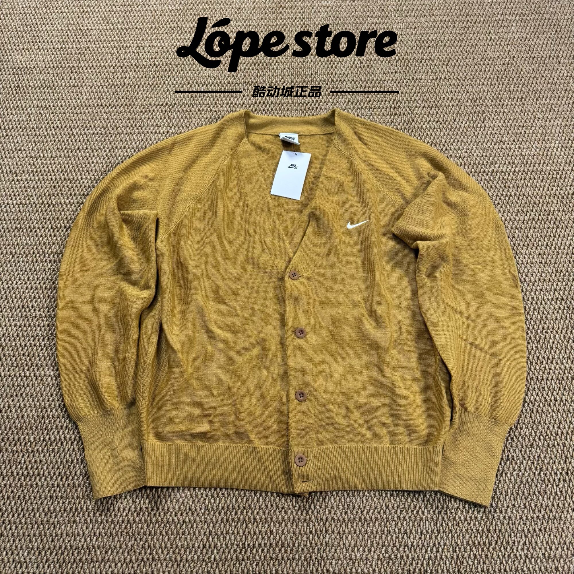 Nike/耐克 男子春季休闲运动羊毛针织开衫 DQ6307