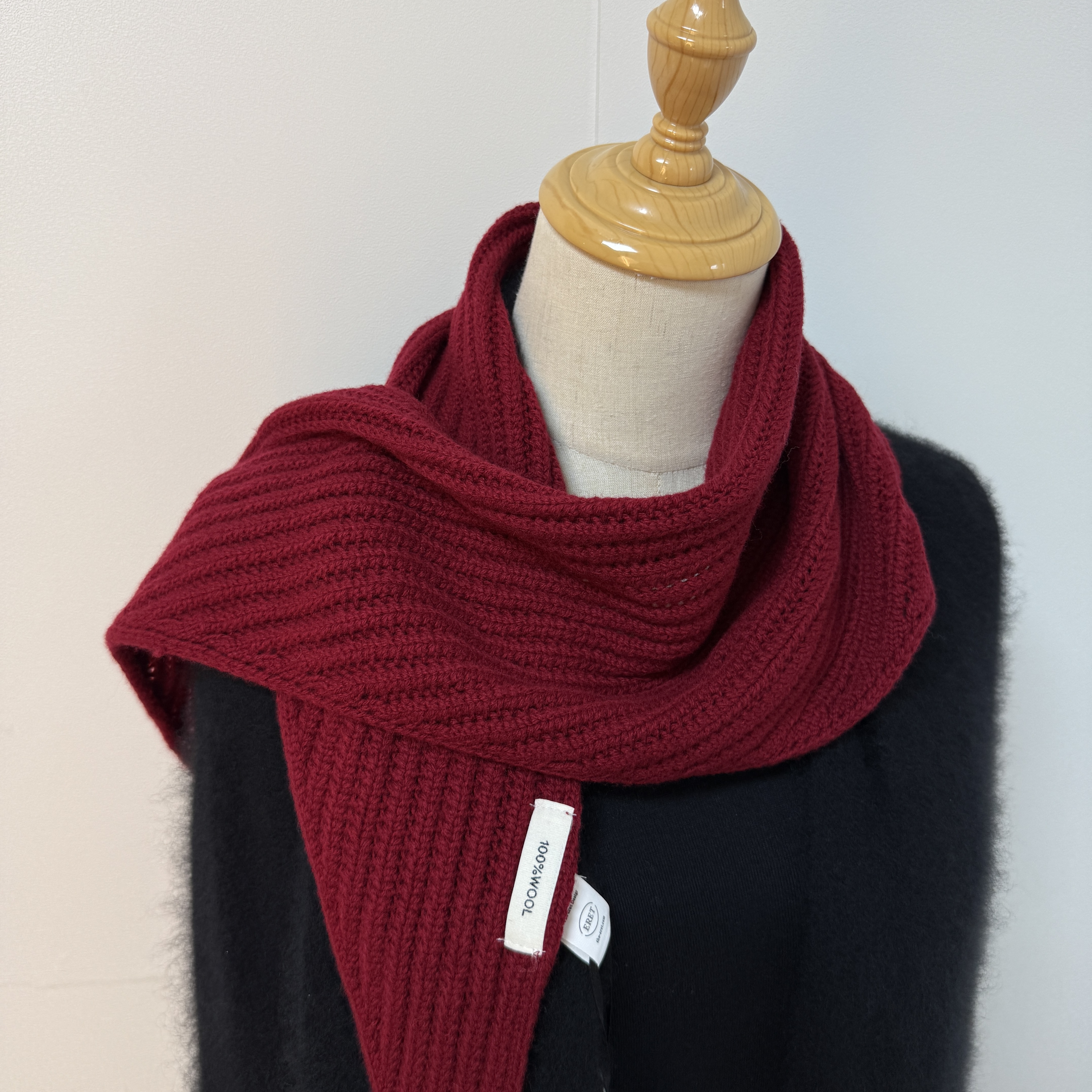 chao洋气～100%纯羊毛三角巾披肩女小仙女bi备冬季加厚保暖围巾女