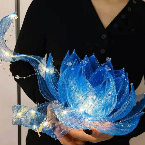 【中秋莲花灯】材料包手持拍照古风道具端午中秋元宵摆摊灯笼礼物