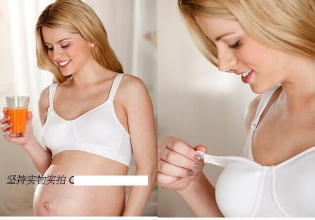妈咪孕妇纯棉背心哺乳文胸无钢圈前扣70D/75BCDE/80CDE/85CDE/90D