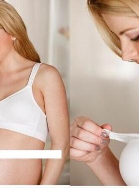 妈咪孕妇纯棉背心哺乳文胸无钢圈前扣70D/75BCDE/80CDE/85CDE/90D