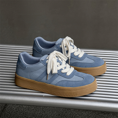 红色复古德训鞋男鞋美式复古板鞋