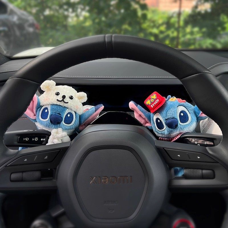 正版星际宝贝史迪仔车载怀挡装饰档把摆件雨刮器装饰公仔趣味玩偶