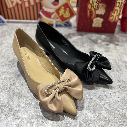 西村名物浅口鞋百搭通勤鞋女鞋