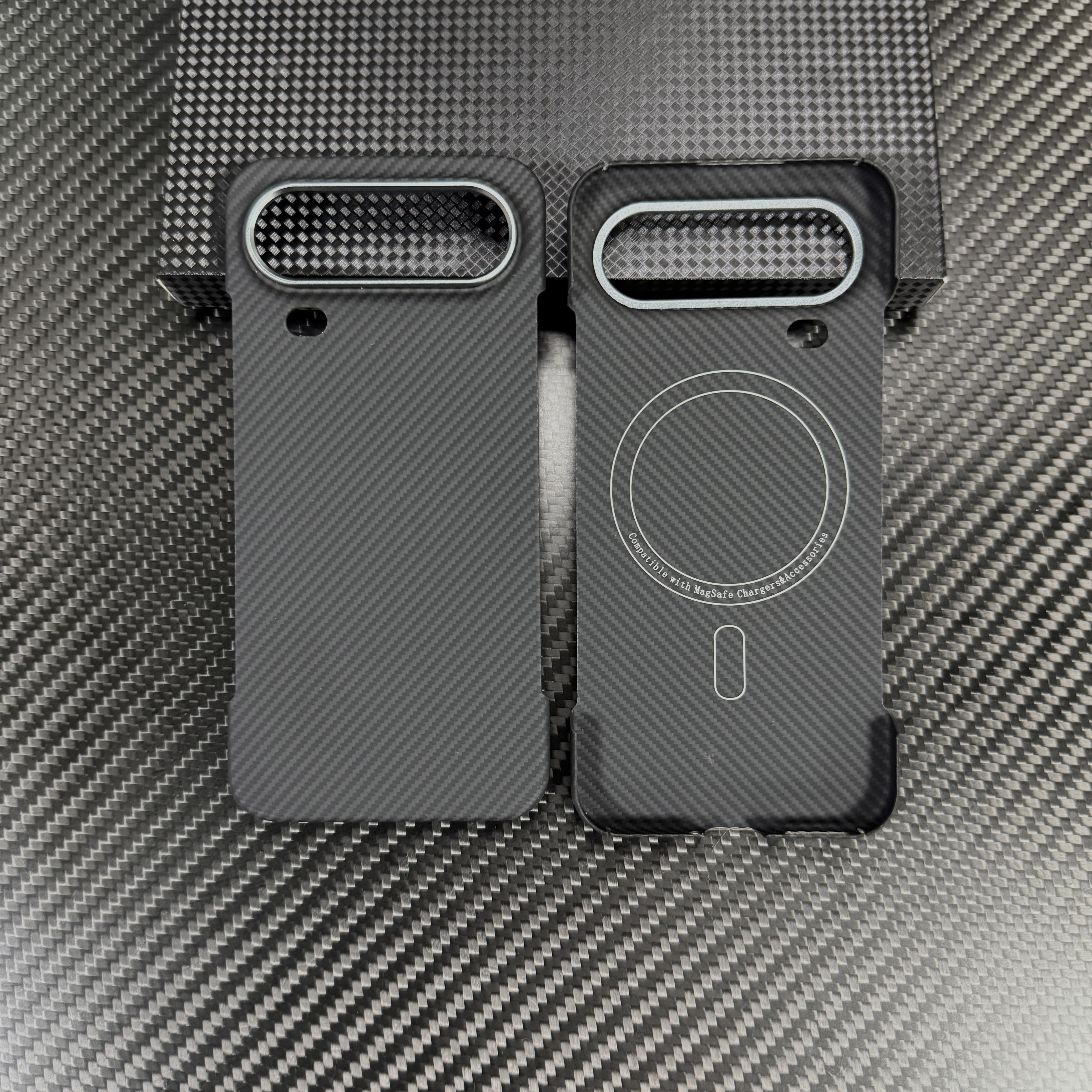 适用荣耀magic8proair手机壳轻薄全包凯夫拉芳纶纤维无边框碳纤维保护套磁吸