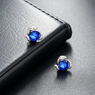 铜合金耳饰 美杜莎之瞳磁吸耳夹男个性无耳洞耳环女高级时尚耳钉