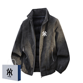 奥莱联名男士 保温防寒保暖休闲外套 PU皮时尚 冬季 90鸭绒羽绒服新款