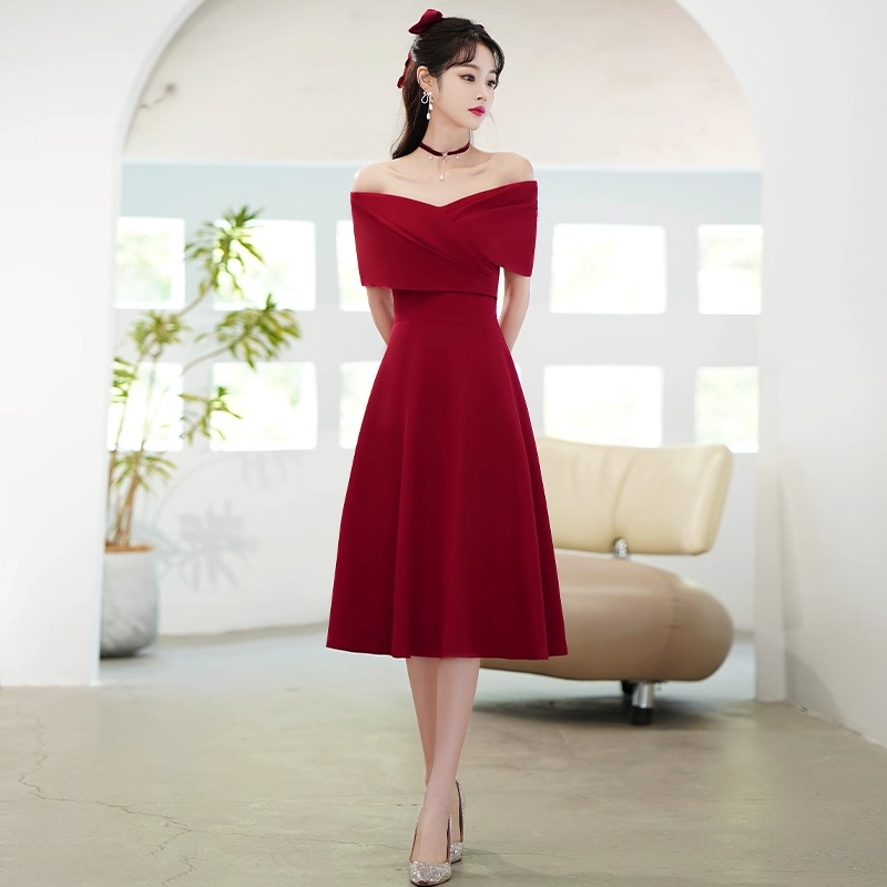 结婚裙子回门宴高级订婚礼服女