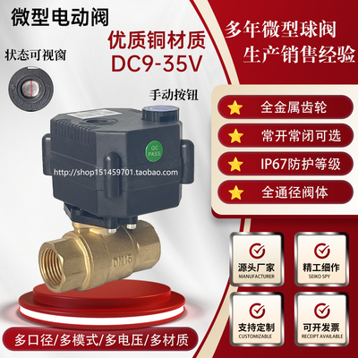 微型电动球阀开断电关