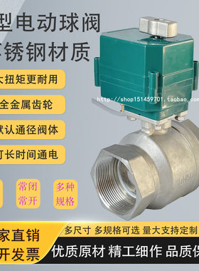 大扭矩微型电动工业级排污阀门