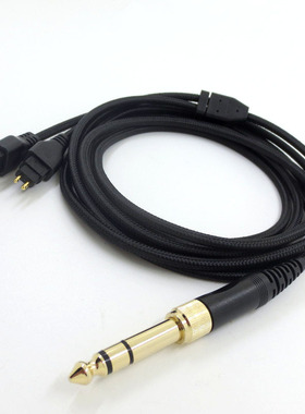 适用于森海HD580 HD600 HD650 HD660S头戴式耳机音频线材