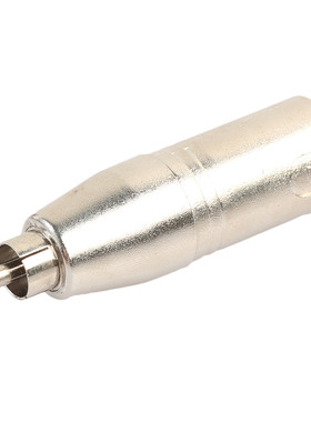 DEMINNA锌合金壳迷你卡农mini xlr公转XLR卡农公话筒转换头