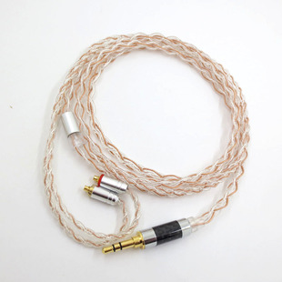 N3AP 0.78 SE535 OCC镀银线MMCX耳机线适用SE215 灰黄鹂 2PIN