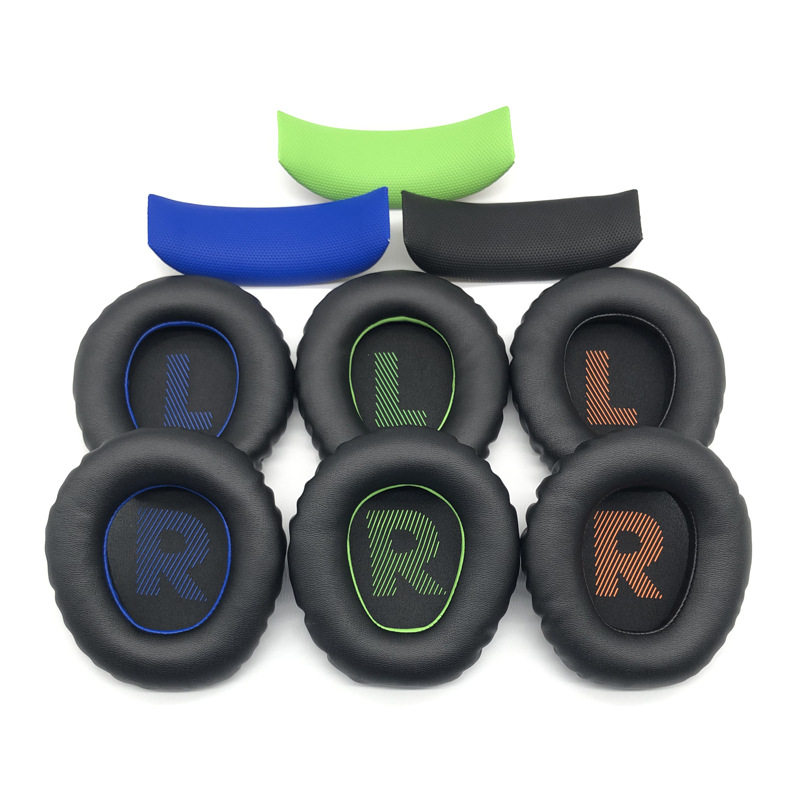 适用于JBL QUANTUM Q350 Q360 耳机套耳罩海绵套横梁头梁垫配件