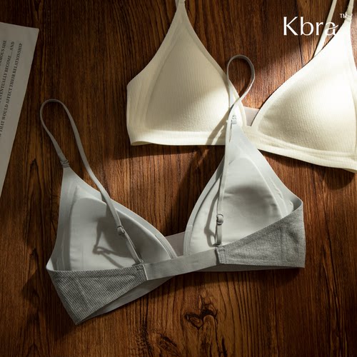 Kbra法式深V美背内衣女