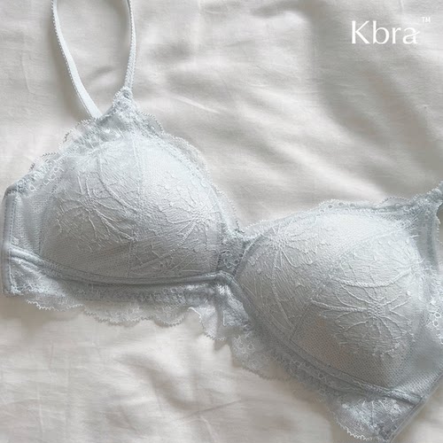 Kbra法式软蕾丝内衣女微聚拢小胸