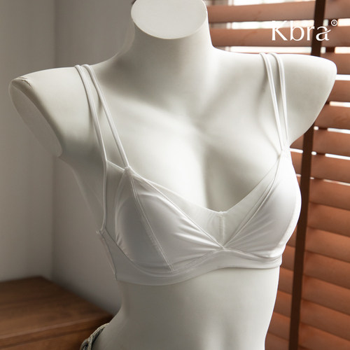 Kbra细肩带美背内衣女2026新款