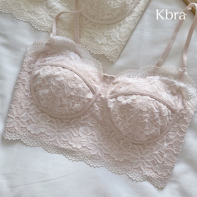 Kbra法式蕾丝内衣女聚拢小胸