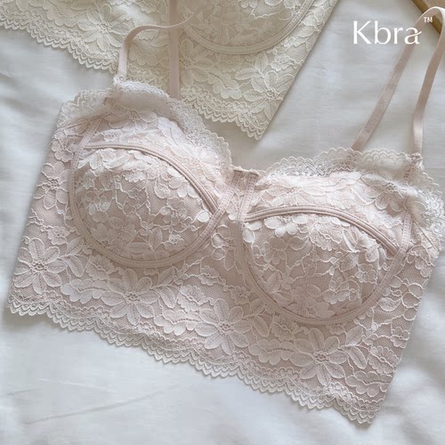 Kbra法式蕾丝内衣女聚拢小胸
