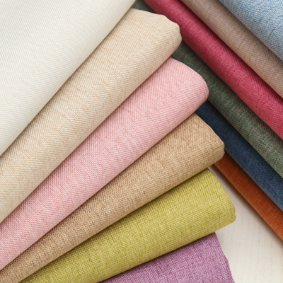 加厚沙发布料素色亚麻仿尘diy