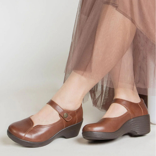 单鞋 足弓支撑舒适养脚大码 有利于脚部健康 出欧美玛丽珍健康鞋 新款