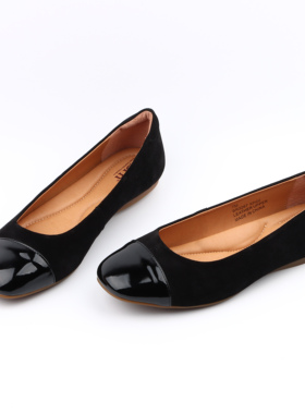 BORN美国足弓支撑舒适不累脚春夏单鞋胎牛皮平底舒适真皮女鞋